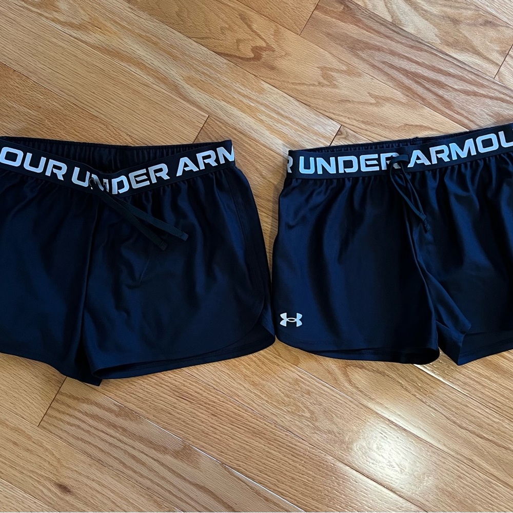 Under Armour Black HeatGear Shorts Lot